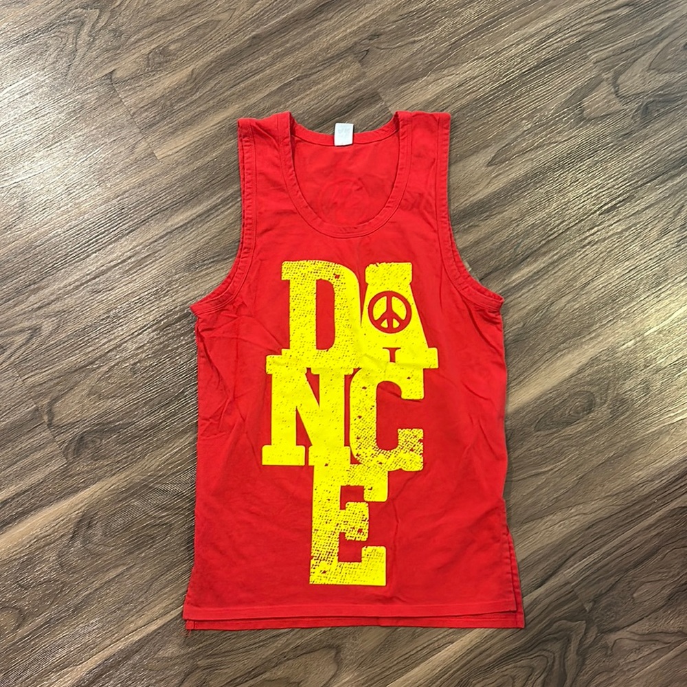 Red Zumba tank top